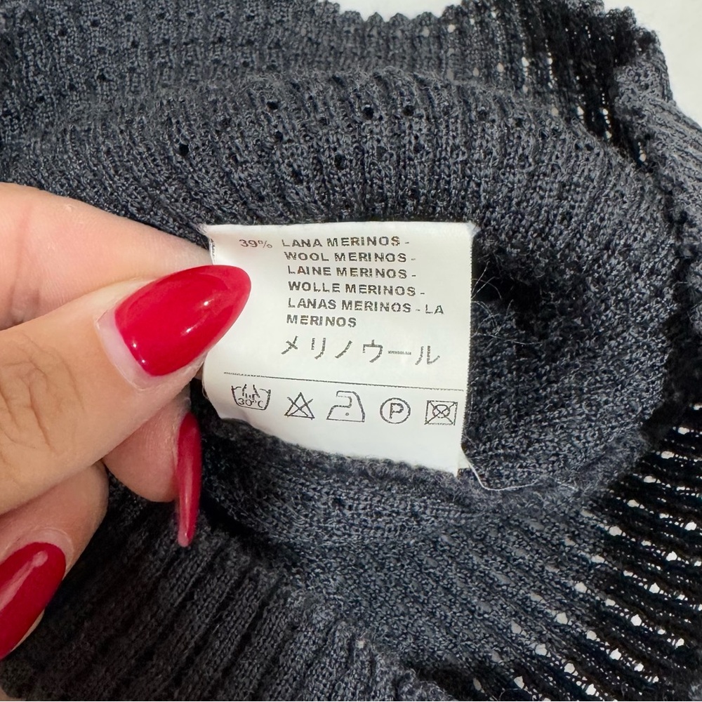 Vintage Y2K Missoni Italian Knit Form Fitting Long Sleeve Top US 2 Wool Blend - Picture 7 of 8